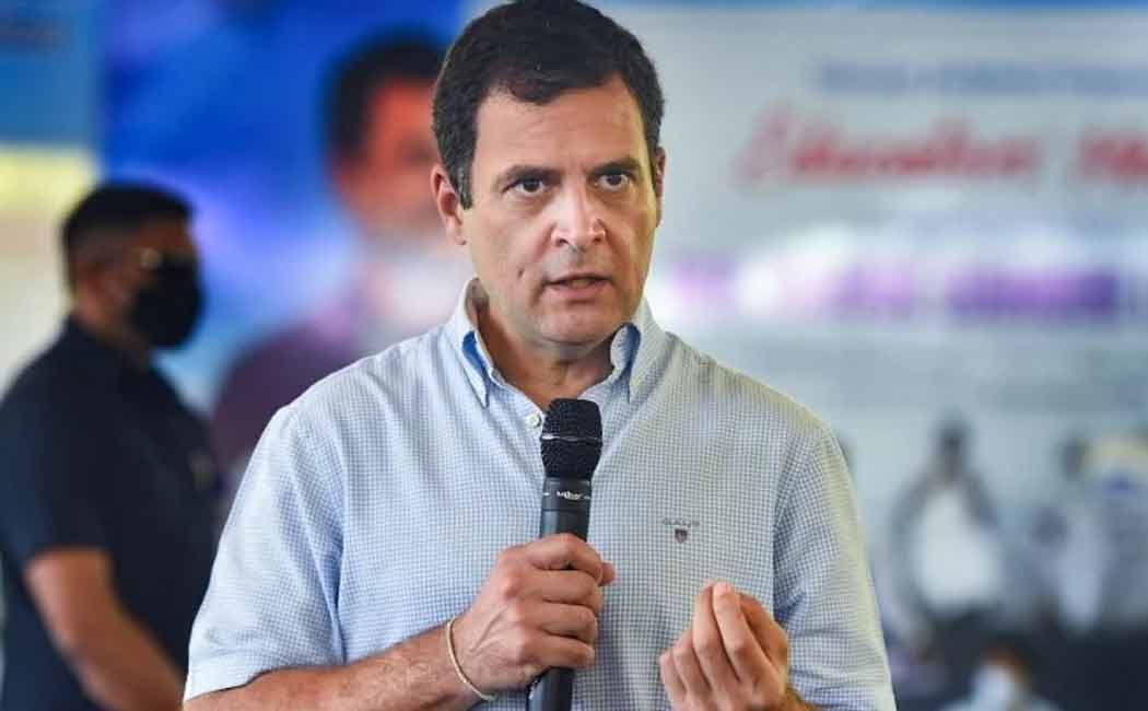 telephone conversation edappadi palaniswami and congress leader rahul gandhi