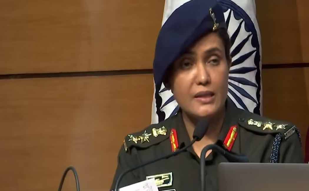 The Indian Army released details with female officers about operation sindoor