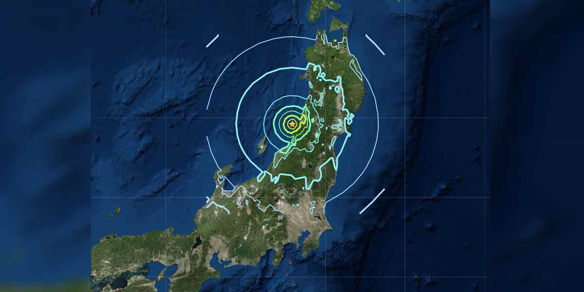 Powerful earthquake in Japan