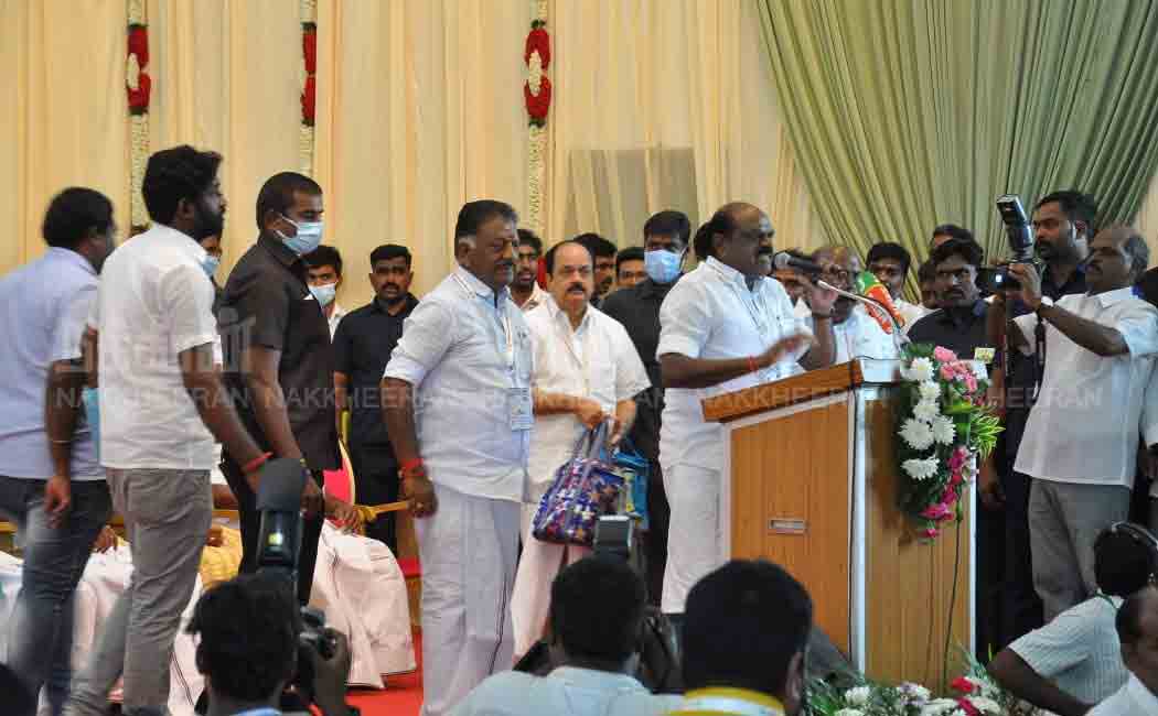 ADMK Vaithilingam comment about new resolution in general body meeting