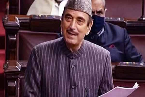 Ghulam Nabi Azad started a separate party.