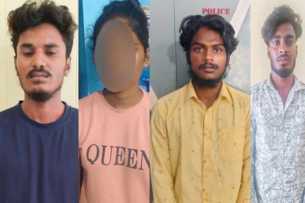 Thiyagathurugam veeracholapuram bypass road incident 4 people arrested
