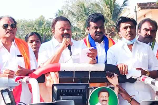 didugul srinivasan on elction campaign
