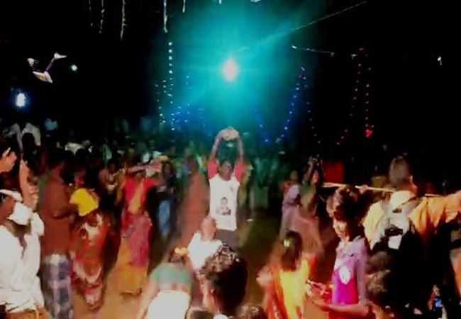 school annual day students dance peoples in pudukkottai district