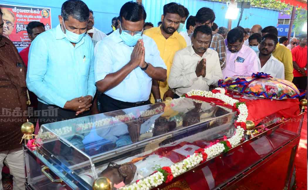 various political leader pay tribute to pandian communist party
