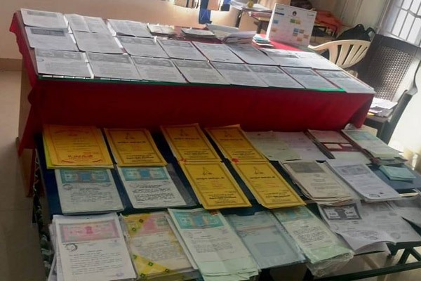 Multi-crore property documents were caught in operation agazhi raid in Trichy Pudukkottai