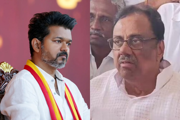 tvk vijay condolence to evks elangovan
