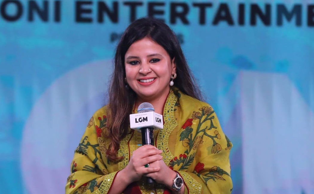 sakshi dhoni speech in lgm movie event