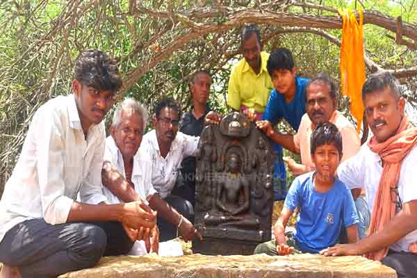 mahaveer statue discovered in sivaganga district