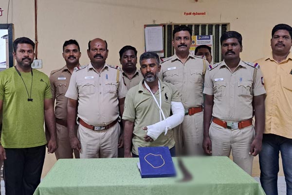 rowdy broke his arm while trying to escape from the police