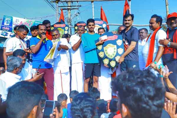 mdmk party conducted marathon in 14 years at madurai yanaimalai participated in durai vaiko