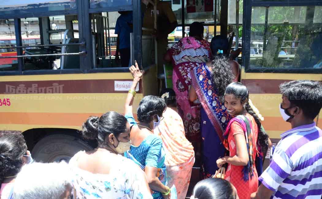 Free travel for women on buses