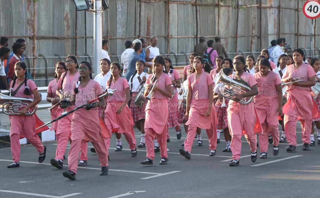 Parade rehearsal