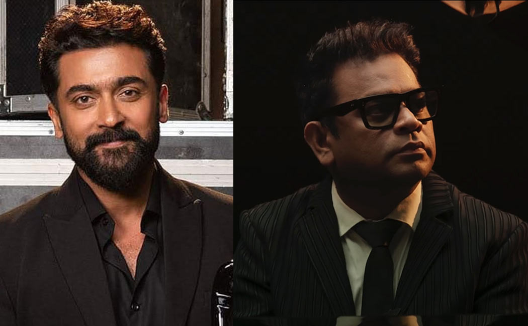 suriya and ar rahman congrats rrr and the elephant whisperer team
