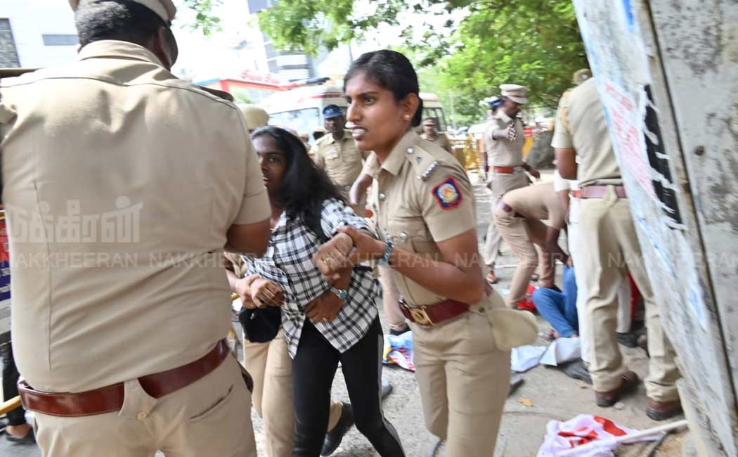Indian Students Union protests against US for Incident students (Pictures)