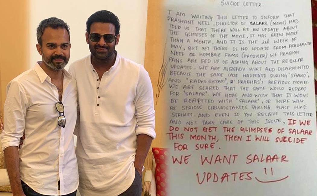 fans theart about salaar movie and upset director prashant neel