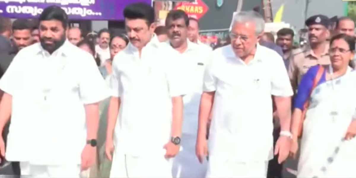 "Vaikum Struggle Guided to India" - M.K.Stal's speech in Kerala
