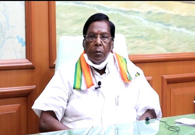 puducherry cm narayanasamy press meet coronavirus