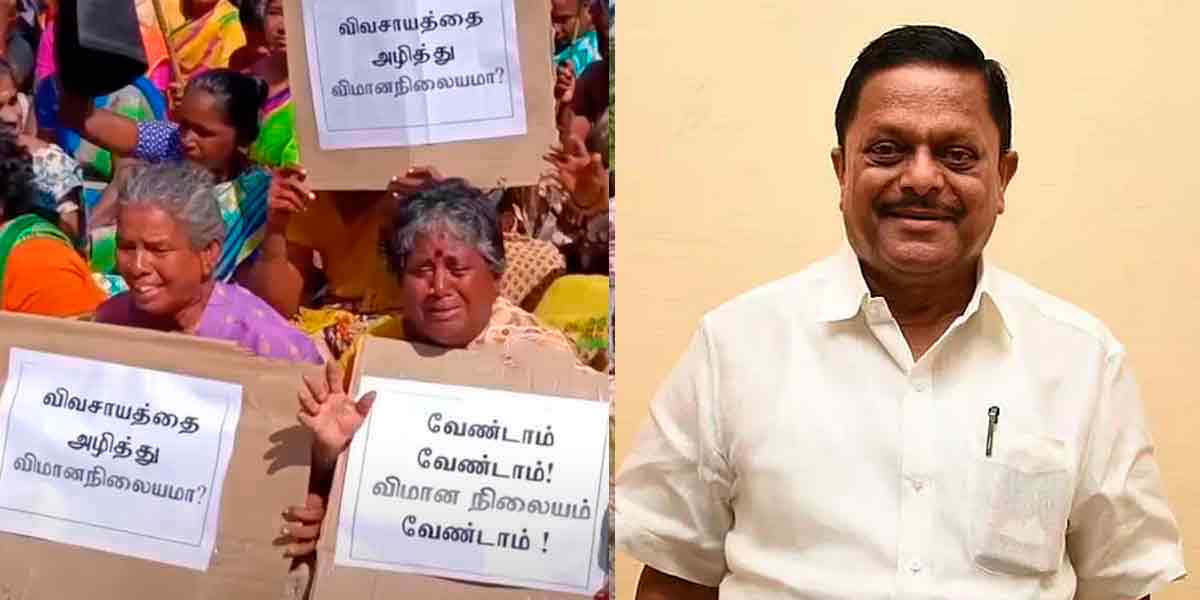 "parandur airport must come" - Minister Ramachandran