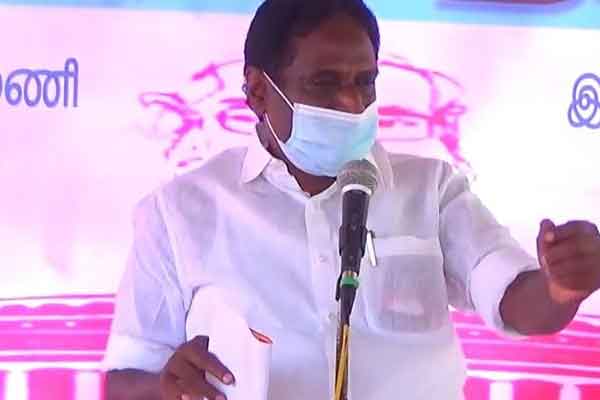 "Adani logistics paralyzed by farmers' struggle." - AKS Vijayan