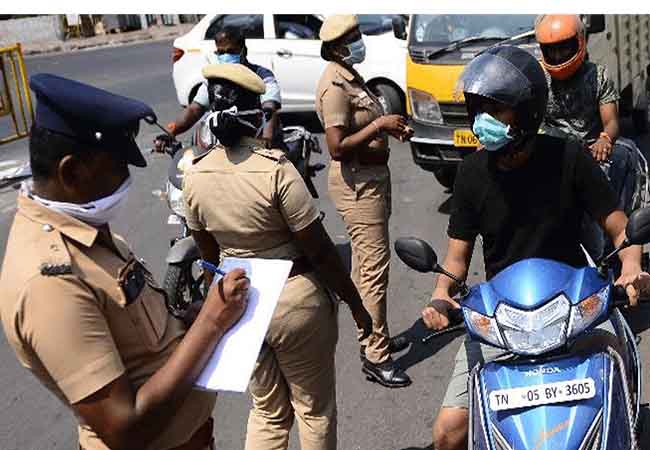 TAMILNADU CURFEW POLICE CASE FILED