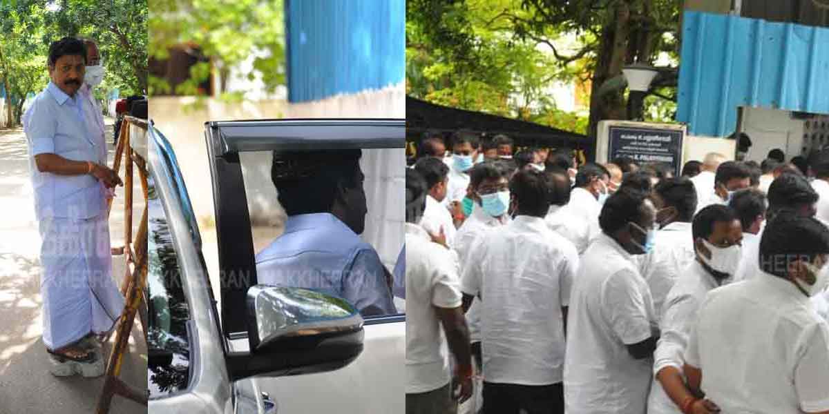 CV Shanmugam went to the Election Commission in person... July 17 MLAs meeting!