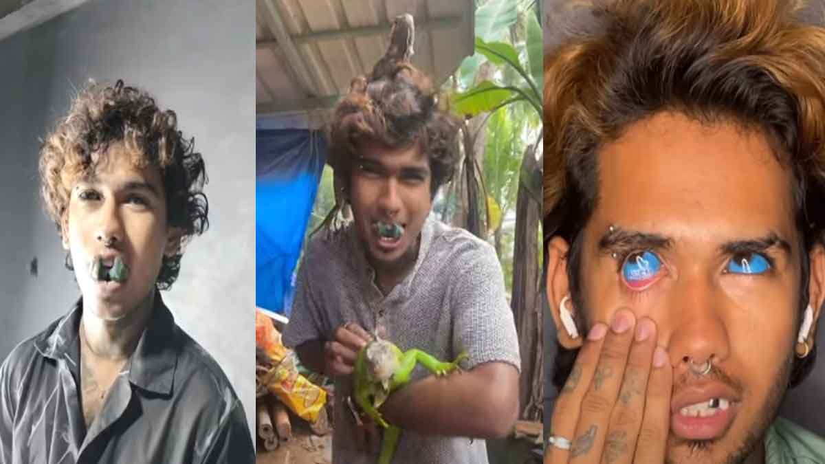 Mutilate the tongue and tattoo; Shocked at the trial