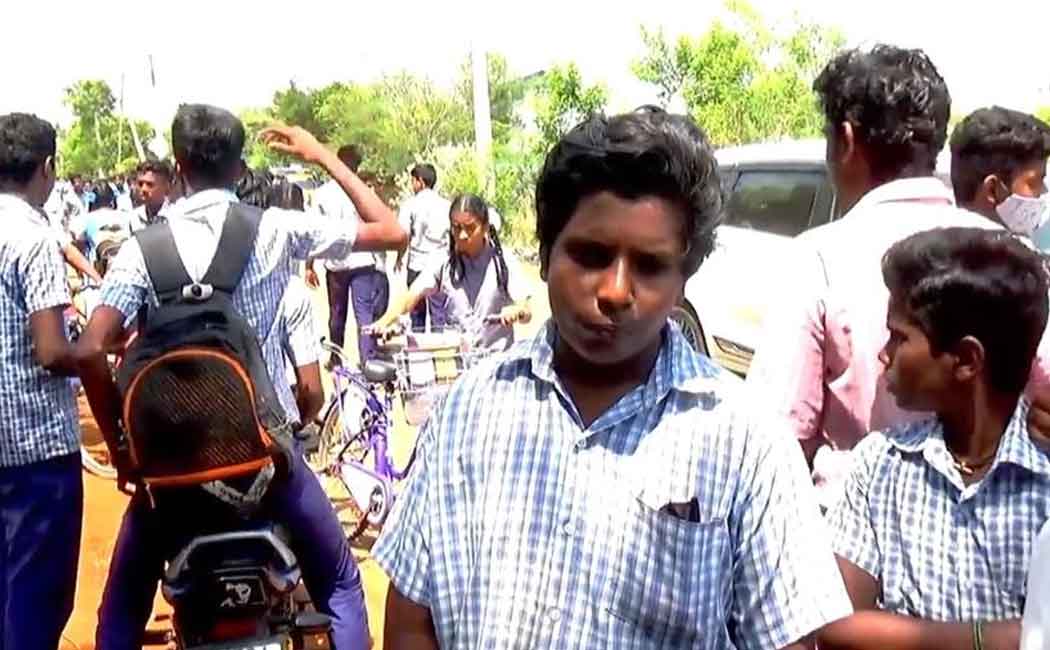 Father passed away son written his board exam