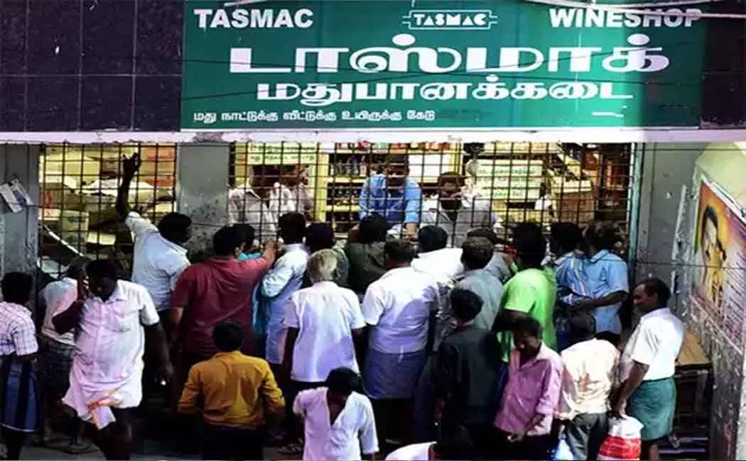 Sudden protest by people demanding the removal of the Tasmac store