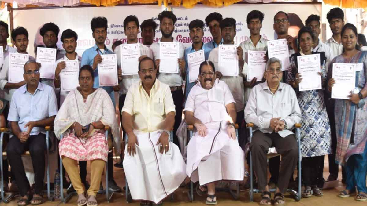 'Several lakhs of youth across Tamil Nadu have got job opportunities' - Minister Chakrapani's speech