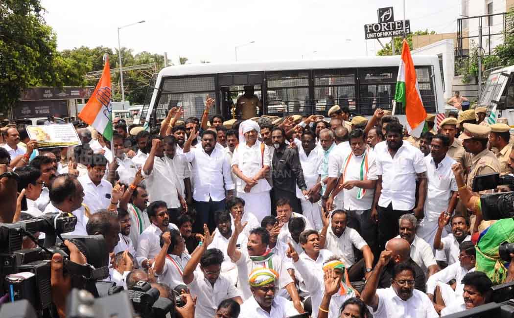 K.S.Alagiri who was on Egmore.