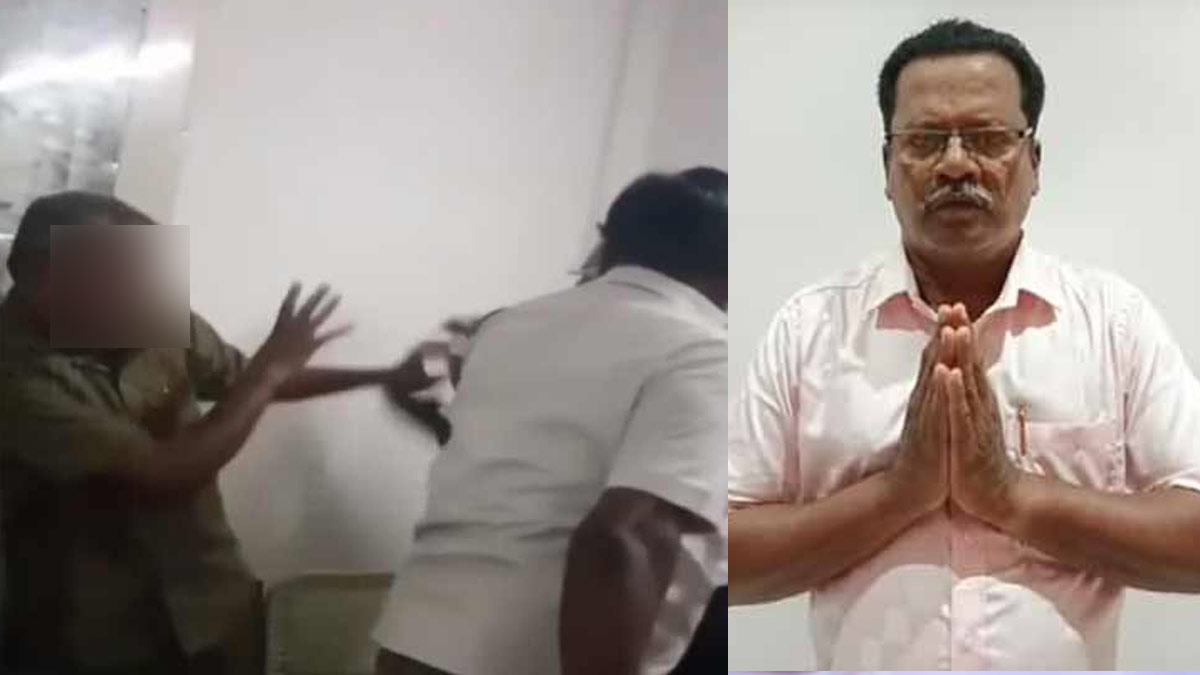 Case registered against 4 people for attacking driver with shoe