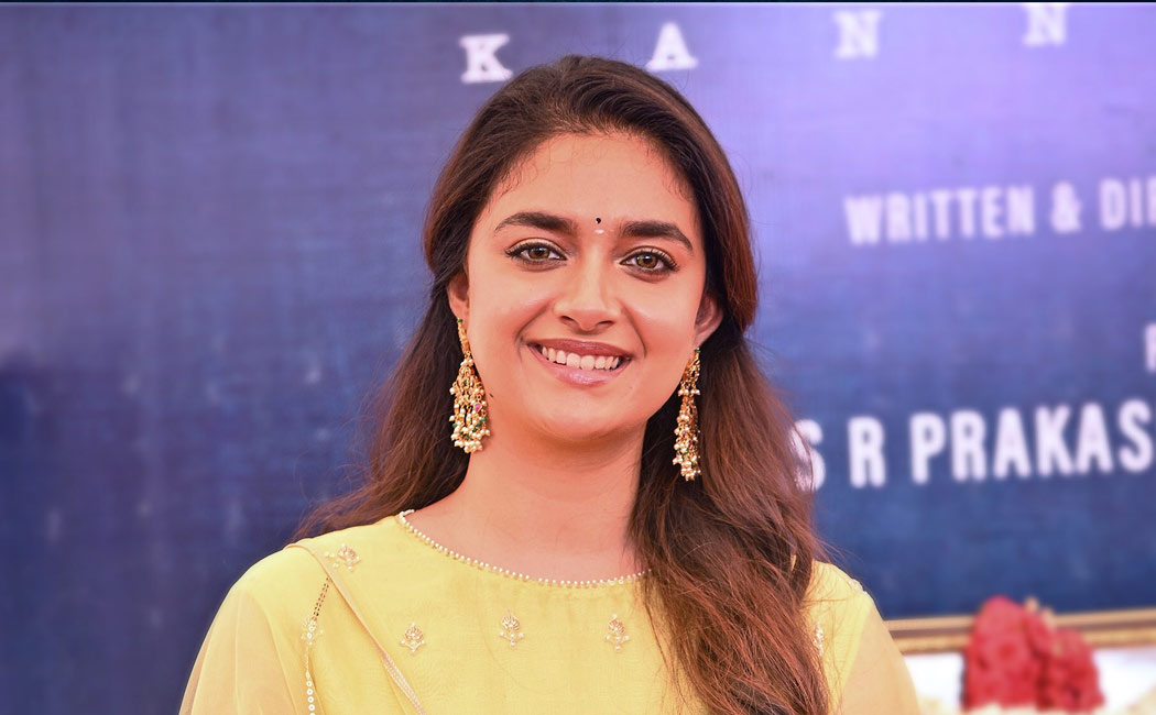 keerthy suresh new film Kannivedi pooja happened today