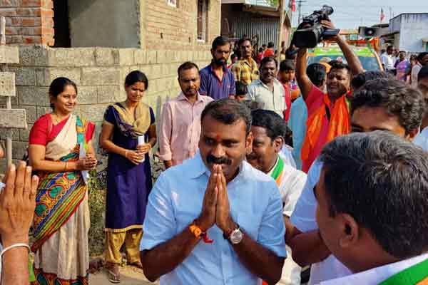 BJP tamilnadu leader L murugan election campaign