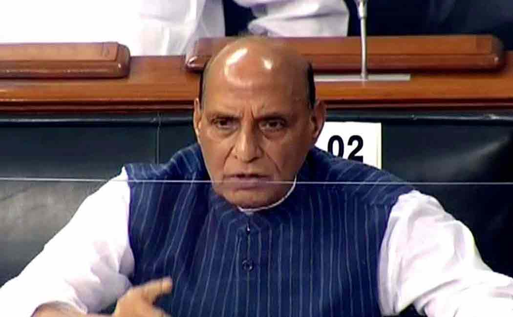 rajnath singh about border tension