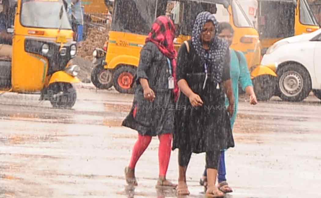 sudden rain chennai people happy