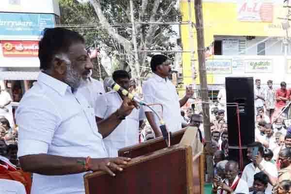 "Did the DMK buy a chocolate .." O. Panneerselvam