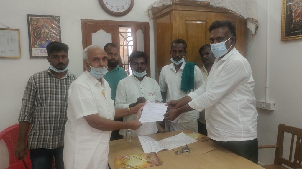 Request for Viruthakriswarar temple to hold Kudamulukku in Tamil!