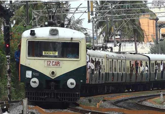 southern railway announced chennai local trains timing changed