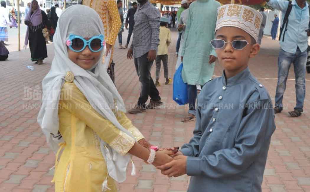 Special prayers at the Tiruvallikeni Mosque
