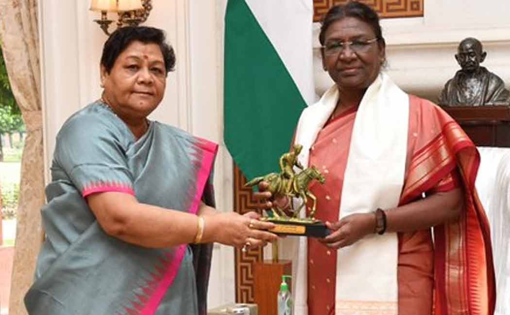 manipur governor meet president droupathi murmu