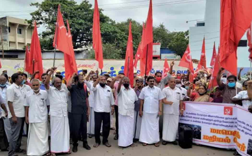 DMK and CPM kanyakumari