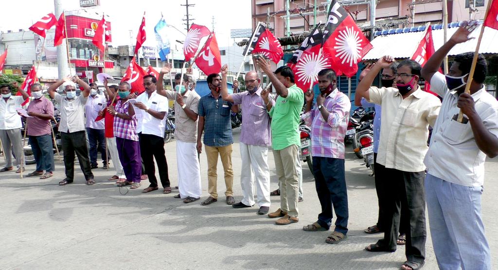 Trade Unions struggle in erode