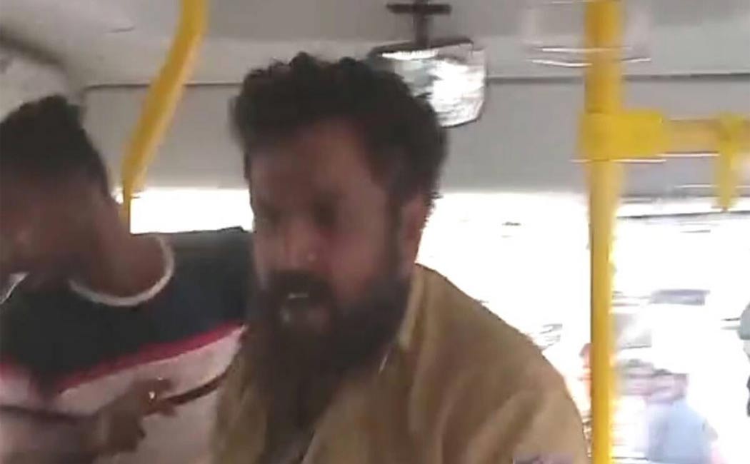 Government bus driver indiscriminately assaults youth 'giving way to government bus'