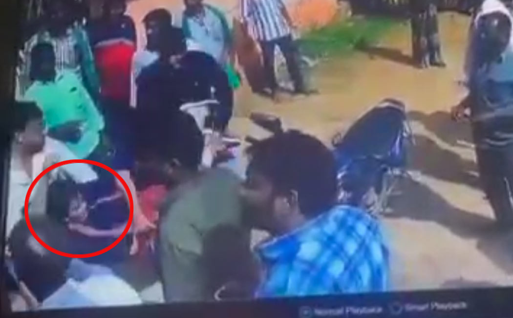 wife kidnapped in front of her husband