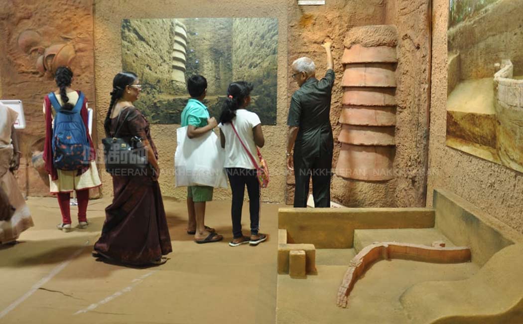 keezhadi exhibition in chennai book fair