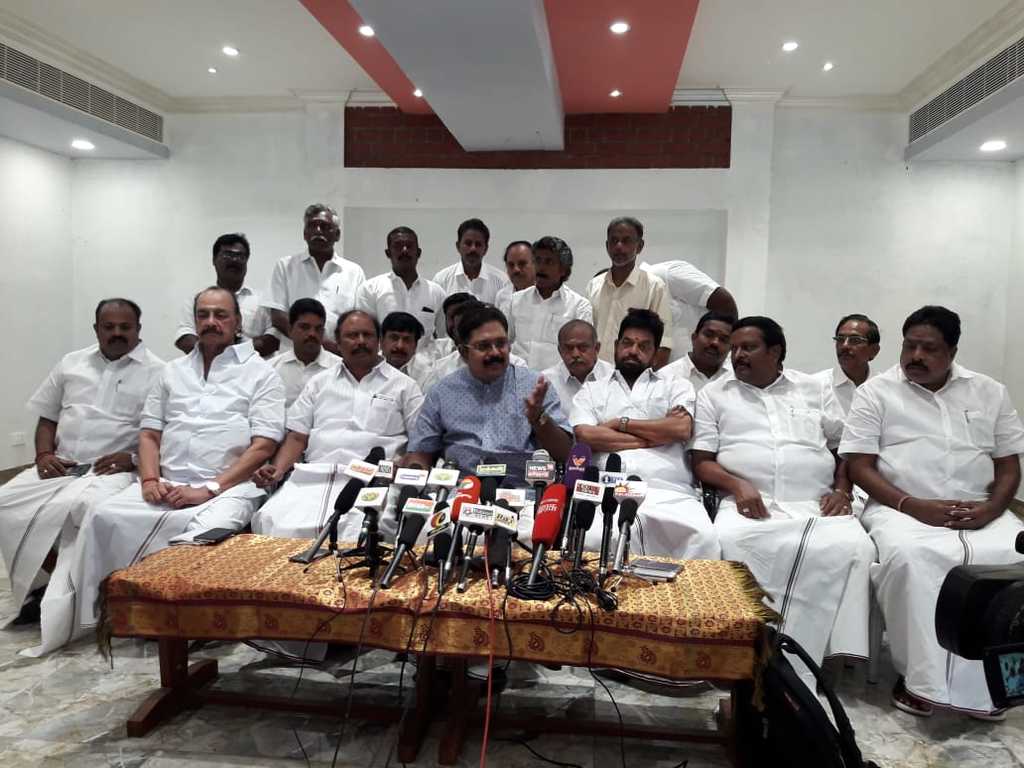 Dinakaran confirmed!
