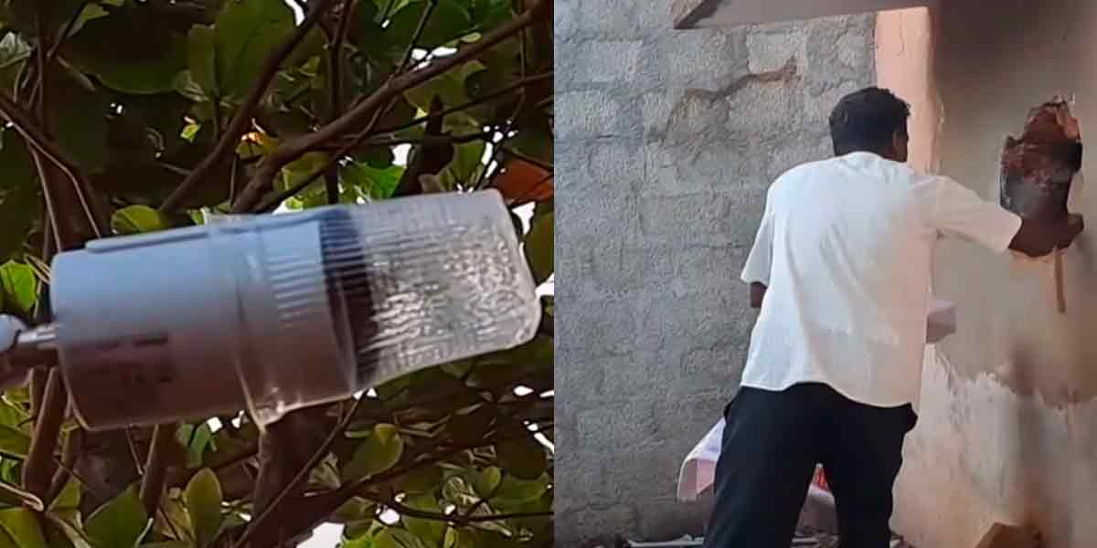 Robbery at Tasmac by punching hole in CCTV cover-wall with Rs 5 plastic tumbler