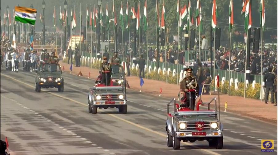 india 72th republic day celebration in delhi