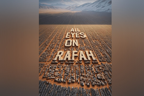 actors support palestine by sharing all eyes on rafah poster